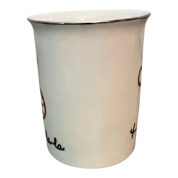 St. Nicholas Square Tis The Season Mug Ceramic Ho Ho Ho & Fa La La - Picture 2 of 6